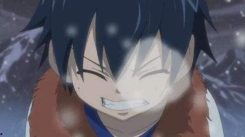 妖精的尾巴格雷图片,格雷的英勇风采